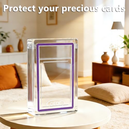 PSA Fit Acrylic Card Display Case 2-Pack for Trading & Sports Cards - Magnetic, UV Shield