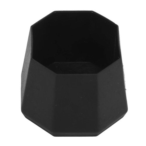 2pcs Tennis Racket Butt Cap Tennis Racket Silicone End Cover for Racquetball Racket, Black