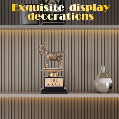 6-Inch G.O.A.T Trophy - Funny Recognition Award for Sports, Teachers, Bosses