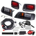 vvavv Black LED Golf Cart Light Kit for EZGO TXT 1996-2013 - Upgrade