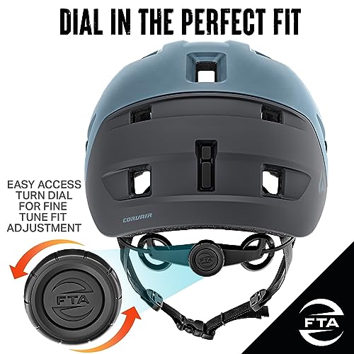 Wildhorn Corvair MTB Bike Helmet Adult Men Women Youth Smoke Blue / Sm-Med