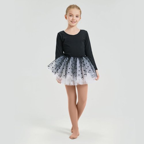 CozyWow Ballet Tights for Girls - Ultra Soft Dance Pantyhose for Kids, Sizes 4T to 12T