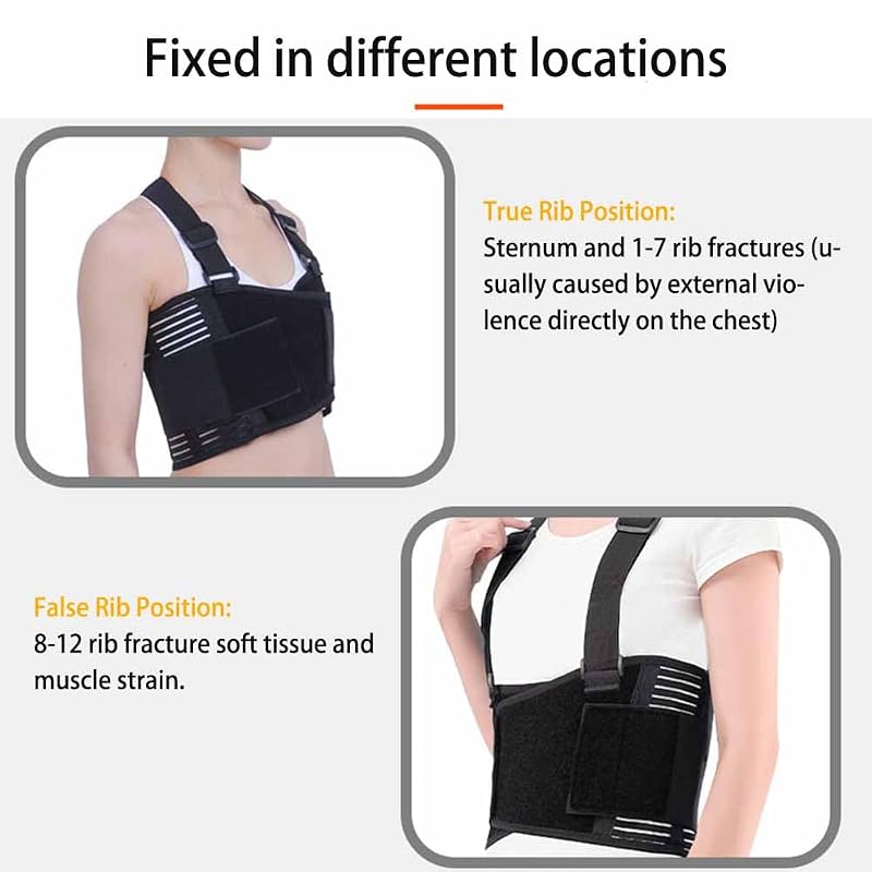 XXL Rib Support Belt for Ribs & Chest - Broken Rib & Sternum Injury Brace