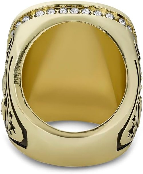 Express Medals Gold Basketball Champion Rings - 12 Pack Trophy Awards for Tournament Winners