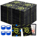 Black 1000-Pack Trading Card Shipping Protectors 3.5 x 4.5 Inches with Tape
