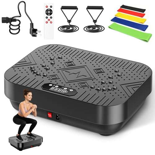 Vibration Plate for Lymphatic Drainage & Weight Loss - Portable Exercise Machine