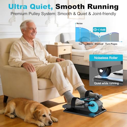 Under Desk Elliptical Machine for Low-Impact Cardio & Muscle Toning