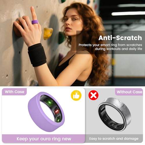 15 Pack Silicone Ring Covers for Oura Ring Gen 4/3 - Compatibility with Sleep and Fitness Trackers - Variation 2 S