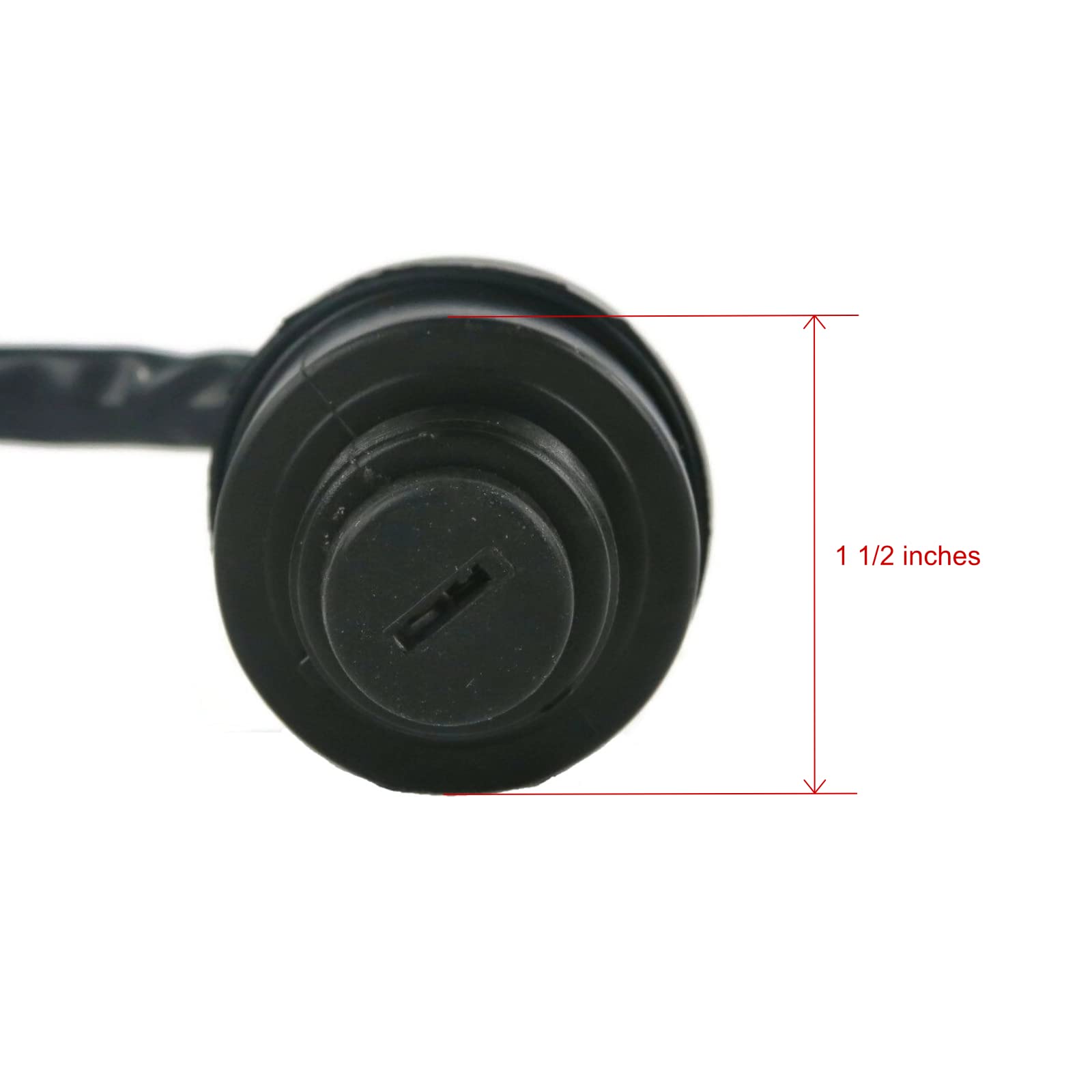 The ROP Shop Key Switch for 1991-1995 Yamaha G9 Golf Carts with 4 Cycle Gas, Electric Ignition