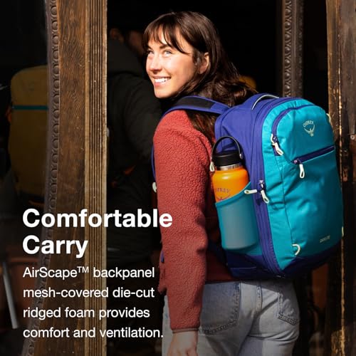 Osprey Daylite Expandable Travel Backpack Night Shift Blue – Lightweight & Compliant for Airlines