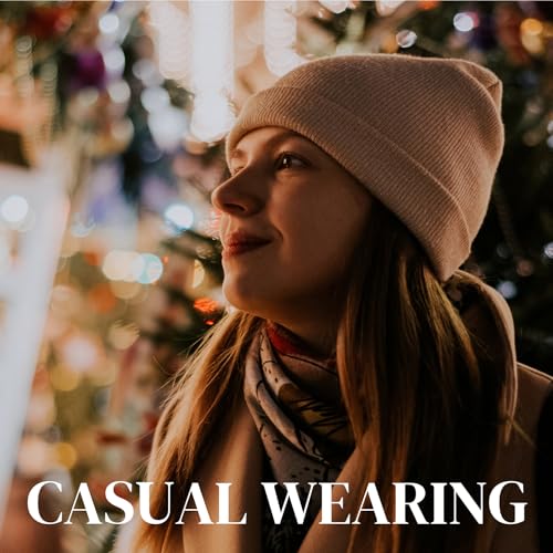 Unisex Knit Beanie Hat for Men Women - Warm Winter Cuffed Skull Cap - Green - 1 Pack