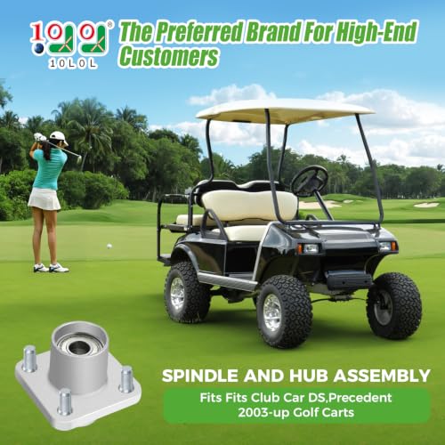 10L0L Front Wheel Hub Assembly for Club Car DS & Precedent 2003+ Small