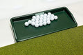 Commercial Golf Ball Tray for Indoor & Range Practice, Heavy Duty Plastic Organizer