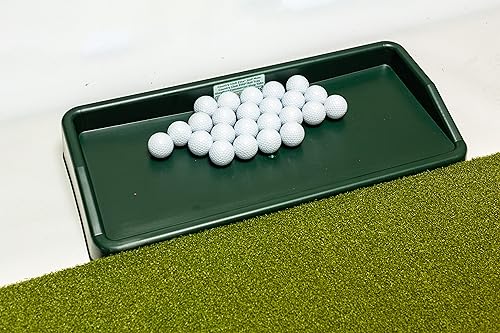 Commercial Golf Ball Tray for Indoor & Range Practice, Heavy Duty Plastic Organizer