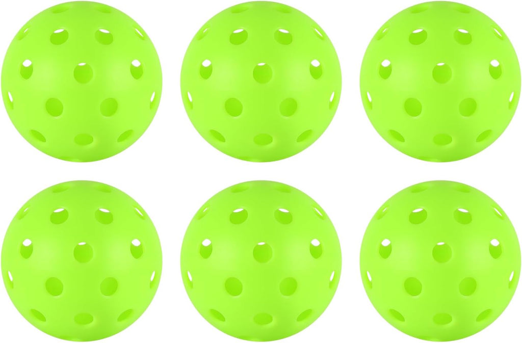 Pickleball Balls Set - 40 Hole Outdoor Balls with 8mm Precision Drilling | 100 Pcs Professional Quality