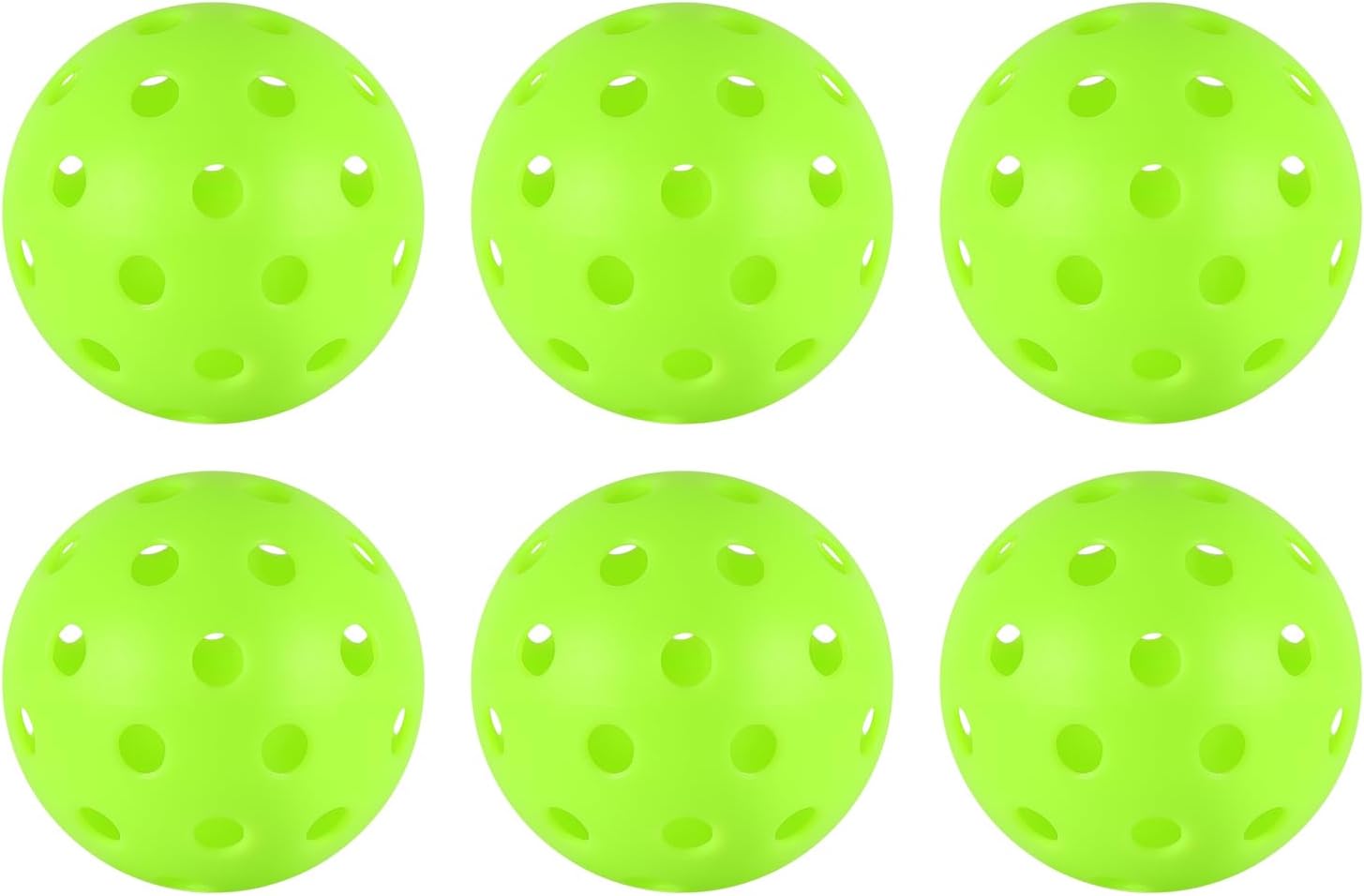 Pickleball Balls Set - 40 Hole Outdoor Balls with 8mm Precision Drilling | 100 Pcs Professional Quality