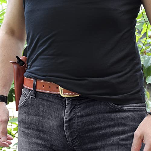 MASC OWB Leather Revolver Holster for Vaquero .45 4.62-inch, Right Hand Carry
