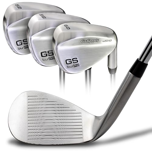 GoSports Illegal Spin Golf Wedge Set - Men's Right Hand Sand Lob & Gap Wedges