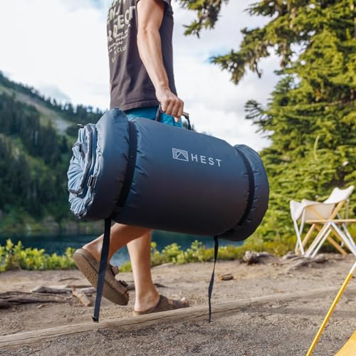 Foamy Camping Mattress Pad - Wide Memory Foam Roll-Up Sleeping Mattress - 78 x 30 Inches
