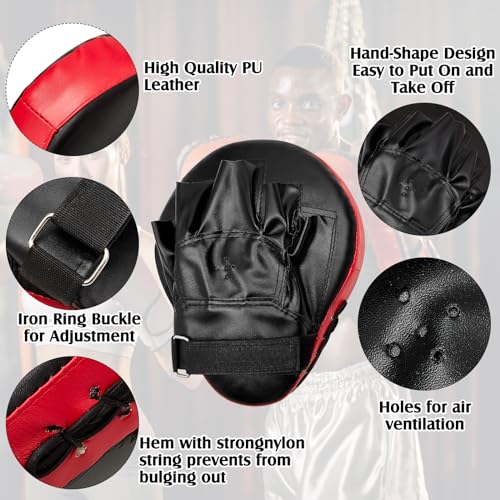 10-in-1 Boxing & Taekwondo Kick Pad Set - Protective Gear for Martial Arts Training