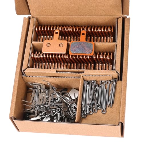 Sintered Metal Bicycle Disc Brake Pads 25 Pairs for E-Bikes & Bikes