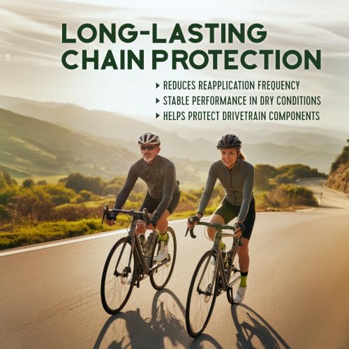 Dry Bike Lubricant & Degreaser - Eco-Friendly Plant-Based Chain Cleaner (Pack of 1)
