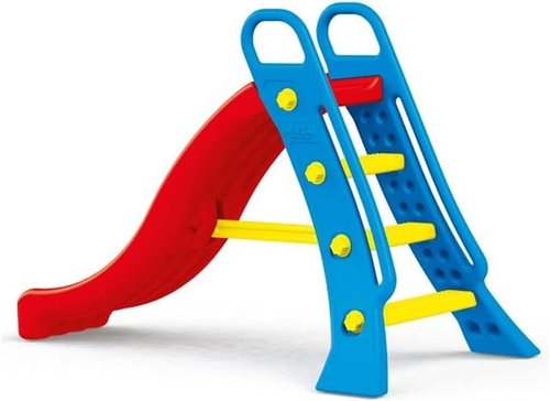 DOLU Big Water Slide - Colorful Outdoor Plastic Slide for Kids | Garden Hose Attachment, Indoor Use
