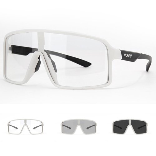 WGKVP Photochromic Running Glasses for Women,Cycling Glasses Men Sports Sunglasses Golf Outdoor