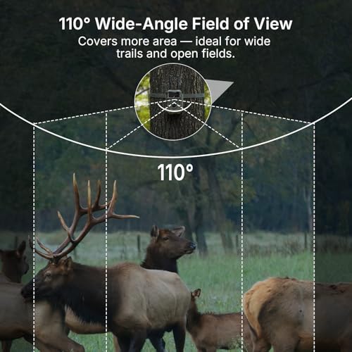 GardePro E6 2.0 Trail Camera with WiFi, 4K Video, Dual Antennas - No Monthly Fee