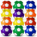 Libima 12 Pcs Colorful Size 4 Soccer Balls with Pump - Official Match Size