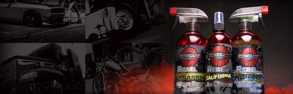 Renegade Products Water Spot Remover - Non-Acidic Formula for Polished Aluminum | 24 Oz Bottle