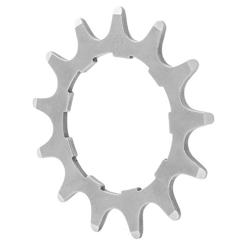 Yundxi Single-Speed Bike Freewheel 12T/13T/14T/15T/16T/17T/18T Bicycle Flywheel High Strength Stainless Steel Bicycle Sprocket for Mountain Bike MTB (Silver 13T)