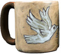 16 oz Handcrafted Doves Ceramic Mug - Mara Stoneware Collectible Tableware