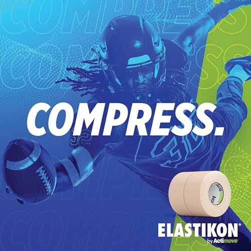 Elastic Cotton Support Tape 4 in x 2.5 yd - 6 Rolls, Breathable & Flexible