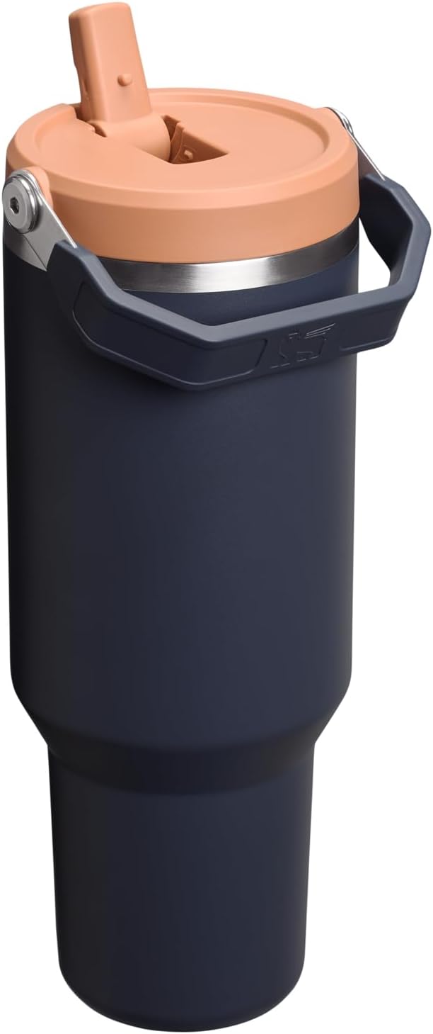 STANLEY IceFlow 2.0 Tumbler - 40 oz Insulated Water Bottle with Flip Straw & Handle | Twilight Color