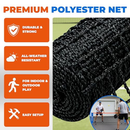 Portable Mini Pickleball Net for Indoor & Outdoor Practice - Lightweight & Durable