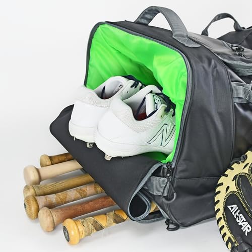 All-Star S7 Elite Catcher's Roller Bag with Heavy-Duty Wheels, 36 Inch