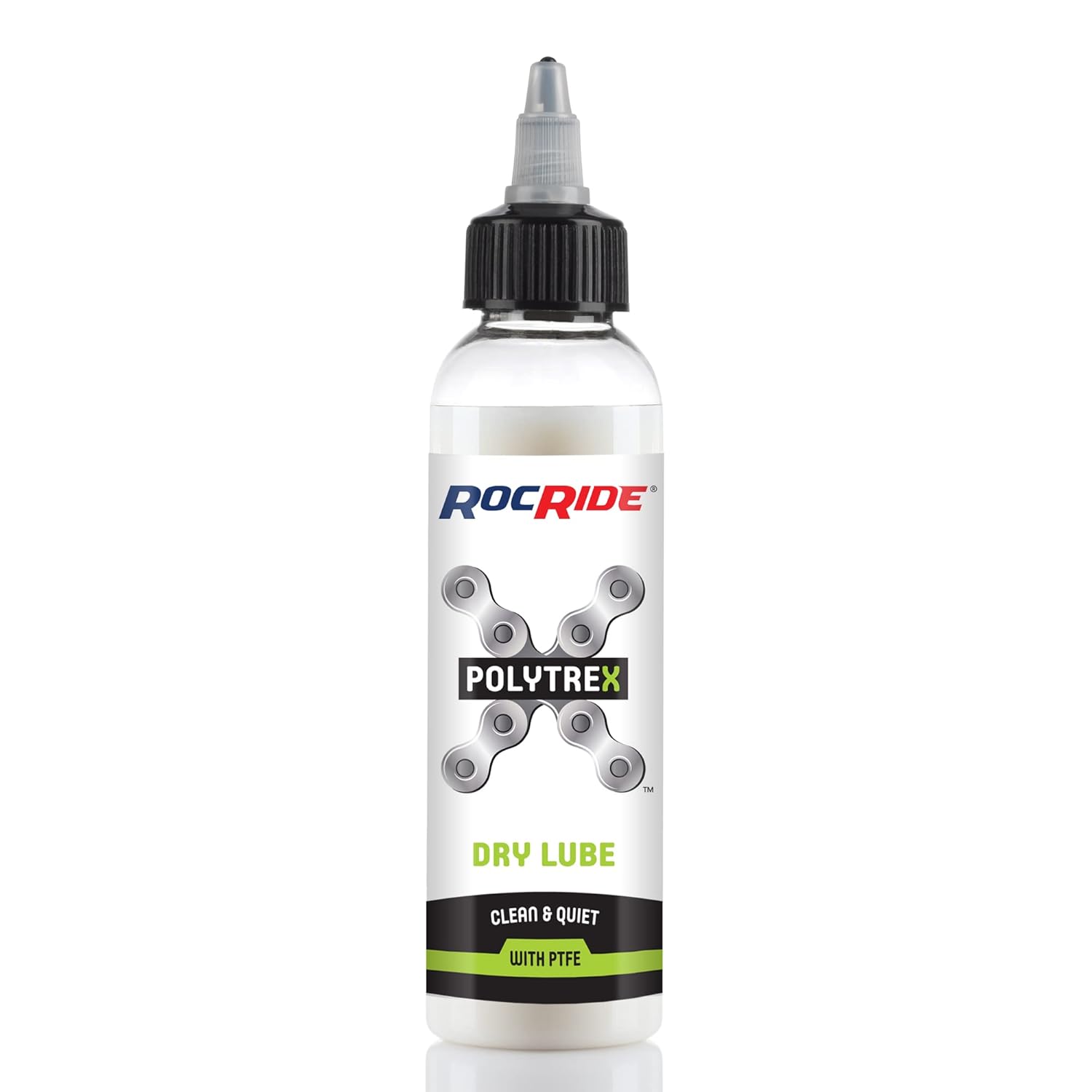 RocRide PolyTrex Bike Chain Lube - Truly Dry Formula with PTFE for Ultimate Performance
