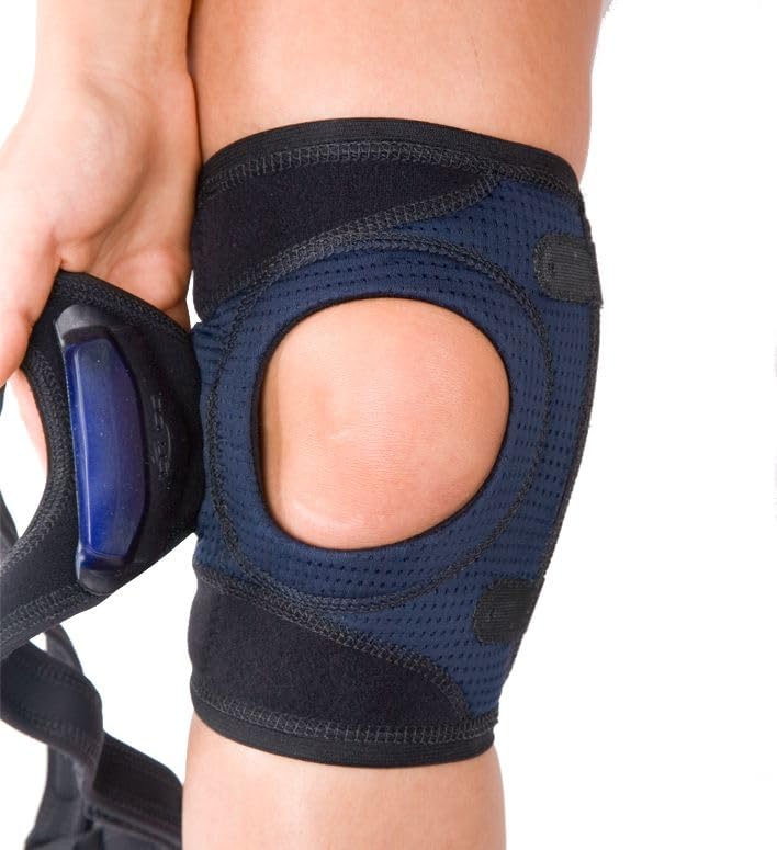 DonJoy Tru-Pull Lite Knee Brace for Patella Dislocations, Medium, Right Leg