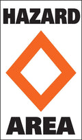 Taylor Made Products 46187 Sur-Mark Marker Buoy Label (Hazard),Orange & White