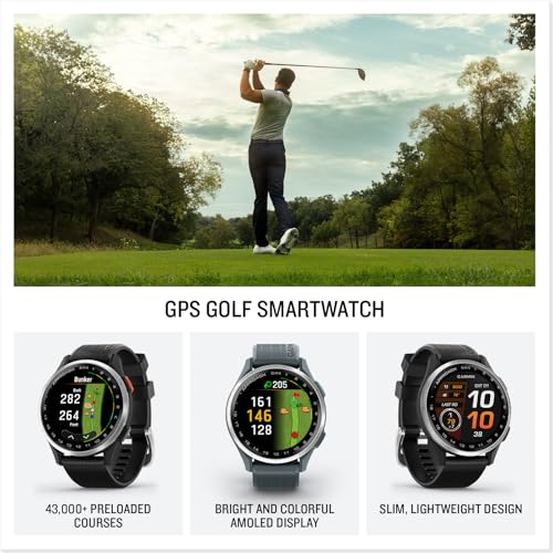 Golf GPS Smartwatch Garmin Approach S44 Black / S44