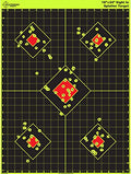 Splatterburst Targets 50 Pack - 18x24 Inch Fluorescent Impact Shooting Targets