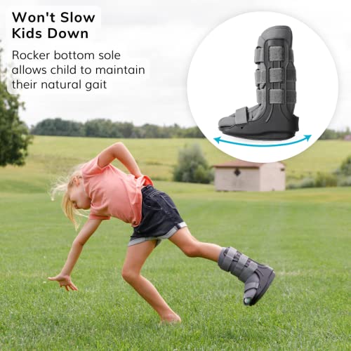 X-Large Pediatric Walking Boot for Kids - Children's Ankle & Foot Support Cast
