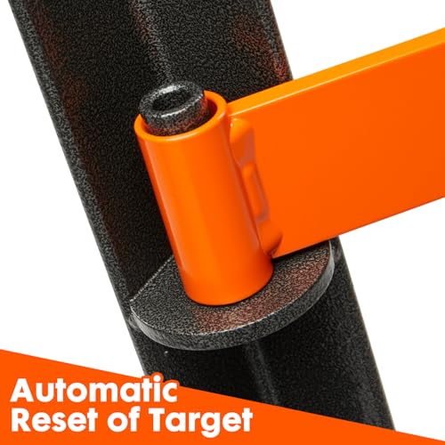 AR500 Steel Dueling Tree Target Kit with 4" x 1/4" Steel Paddle - Auto Reset Shooting Target