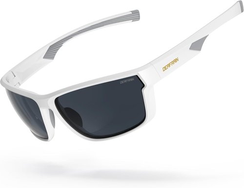 DEAFRAIN Polarized Sports Sunglasses - Unbreakable Frame with UV Protection | Ideal for Running, Fishing, Driving