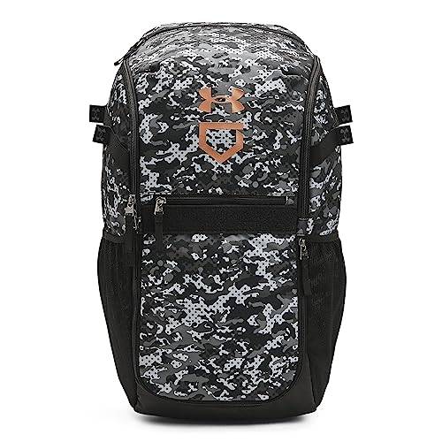 Under Armour Unisex Baseball Backpack Print Black / Metallic Gold, One Size