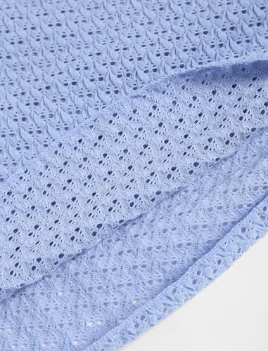Women’s Sarong Coverup Beach Wrap Mini Skirt - One Size Light Blue