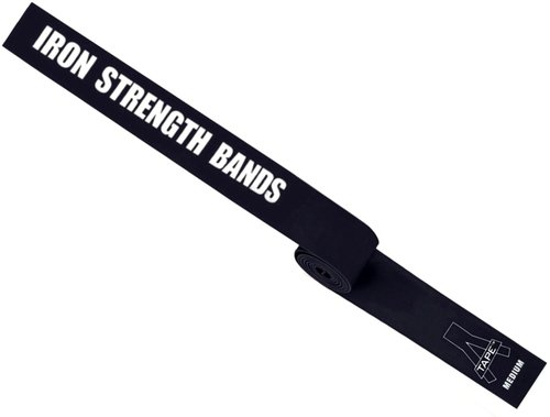 A-Tape Muscle Floss Bands (5’ Ft Long X 2” inch Width)- Compression Bands - for Improving Movement, Increasing Circulation & Reducing Soreness (Black (Medium))