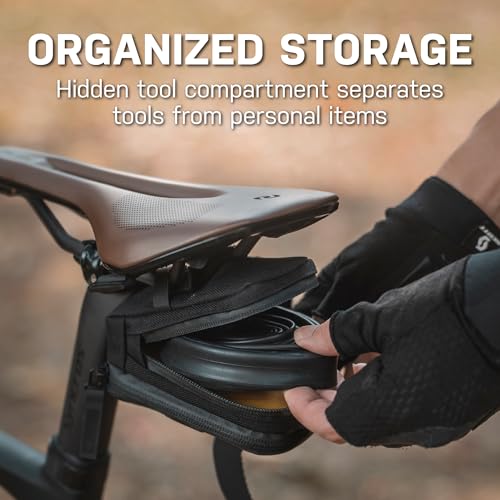 Topeak Elementa GearBag EX Compact Bike Seat Bag with Zippered Tool Compartment