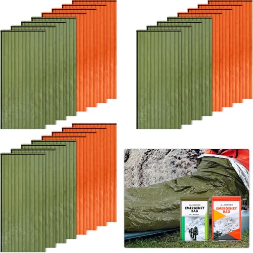 Emergency Sleeping Bag Set 20/50/70 Pcs Waterproof Survival Bivy Sack for Camping